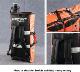 Mochila de tiro com arco recurvo-capa de arco recurvo premium-bolsos de armazenamento para engrenagem e acessórios com setas banheira telescópica - Image 5