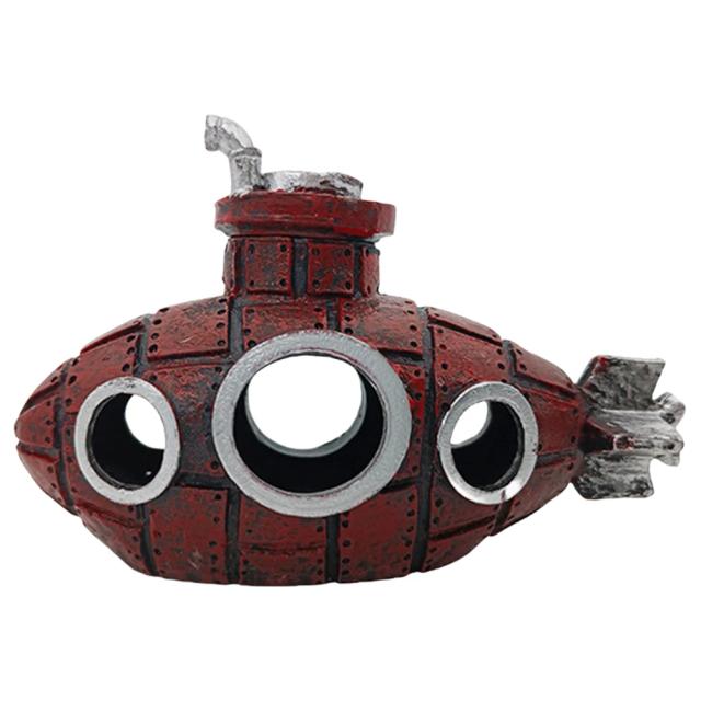 Estatueta Criativa de Ornamento Submarino para Aquário: Acessórios que Escondem Peixes e Transformam Seu Ambiente Aquático
