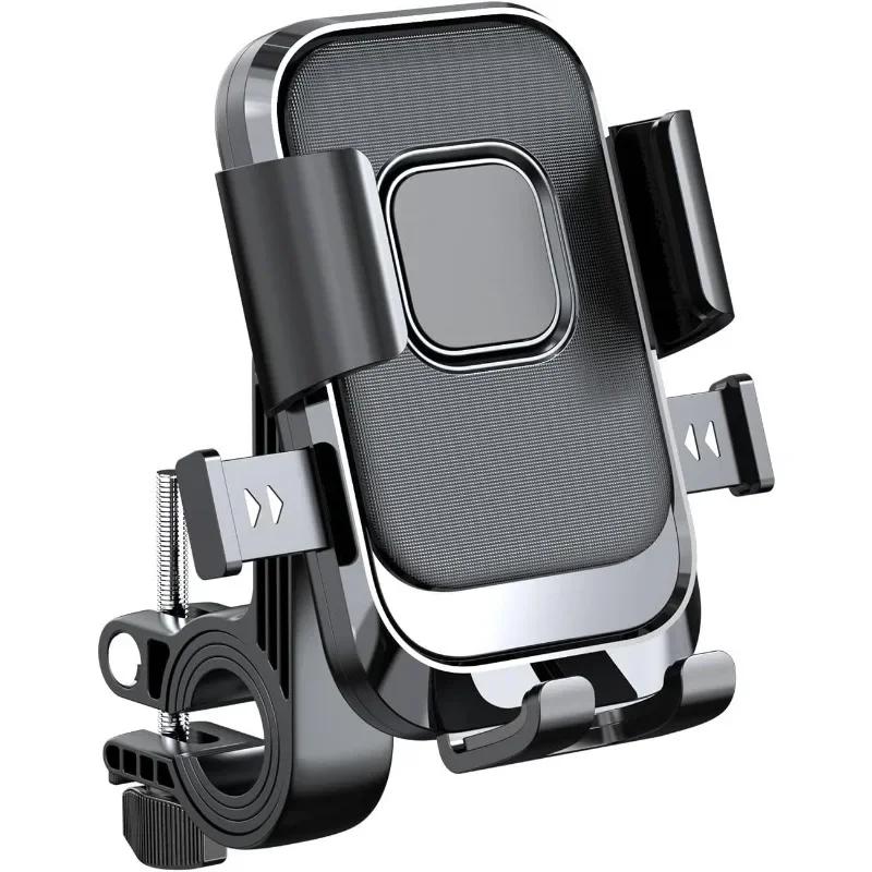 Suporte universal do telefone da bicicleta, 360 ° rotativo, clip GPS, operação de uma mão, guidão stand para motocicleta, ATV, scooter - Image 1