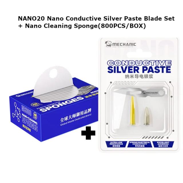 MECÂNICO NANO20 Pasta Condutiva de Prata para Reparo de Circuito