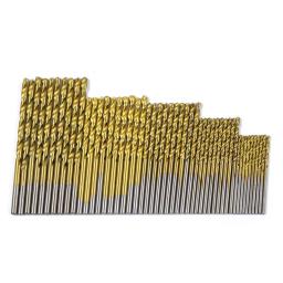 Brocas de aço de alta velocidade Ti-Plated, Brocas de titânio revestido, Ferramentas elétricas de alta qualidade, 50 PCs, 1mm, 1.5mm, 2mm, 2.5mm, 3mm - Image 4