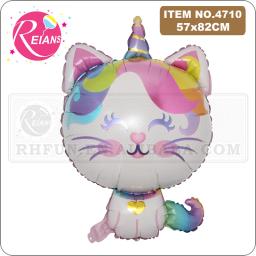 Balão inflável, unicórnio, gato, baleia, cílios, balão, decoração de festa de feliz aniversário, brinquedo do chuveiro do bebê - Image 4