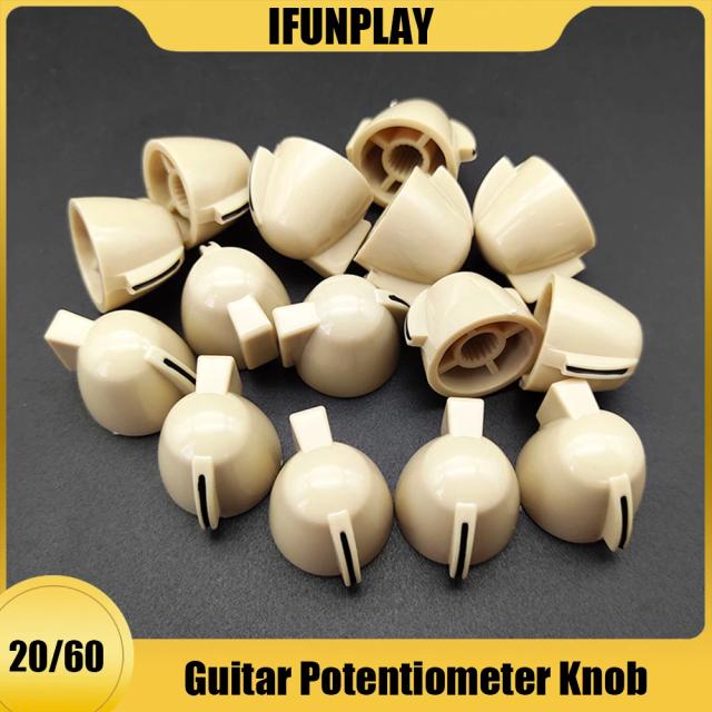 Botões Efeito Guitarra Elétrica Cabeça de Frango 20 Peças