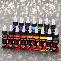 Profissional Tattoo Pigment Inks, Safe Metade Tintas Permanentes, Maquiagem Beleza, Body Art Supplies, 30ml por Garrafa, 1Pc - Image 6