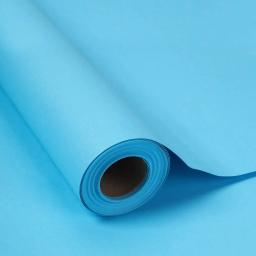 Rolo de papel Kraft para embrulho, artesanato transporte, azul, 30cm x 6m - Image 4