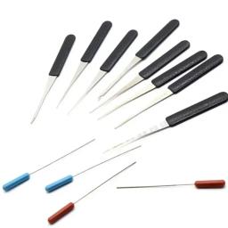 27 pçs bloqueio picareta suprimentos ferramentas serralheiro chave quebrada extrator automático remover ganchos diy mão conjunto de ferragens com prática - Image 2