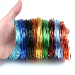 Fio de alumínio colorido para fazer ornamentos, material de artesanato diy, acessórios de busca artesanal, fio flexível, fio de alumínio redondo - Image 4