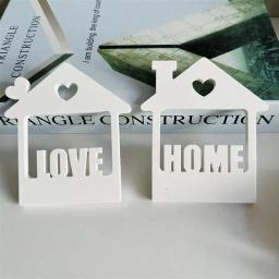 Moldes De Silicone Para Decoração De Casa, Molde De Resina, Fundição, Molde De Aromaterapia, Gesso E Concreto, Lista Do Amor, Decora - Image 1