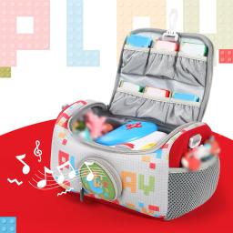Caixa de transporte para reprodutor de áudio, estojo de transporte para tooniebox, organizador de armazenamento de brinquedos musicais educativos para estatuetas tonies - Image 5