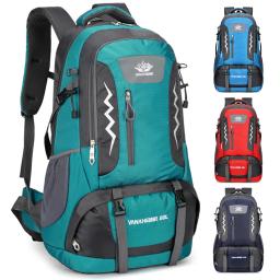 Mochila de caminhada resistente à água para homens e mulheres, camping, ao ar livre, esporte, viagens, montanhismo, 60L - Image 1