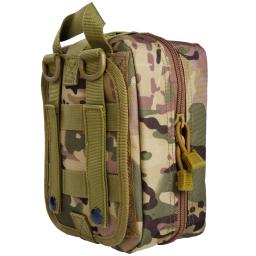Kit de primeiros socorros de sobrevivência, recipiente de viagem, pano oxford, à prova d'água, pacote de cintura tático, escalada ao ar livre, equipamento de acampamento, bolsa segura - Image 4