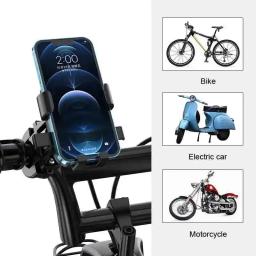 Suporte de telefone celular antiderrapante ajustável, bicicleta ao ar livre, Mountain Bike Acessórios, 360 ° Swivel - Image 2