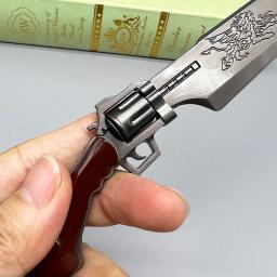 22cm Revolver Gunblade Squall Leonhart FF8 Metal Sword Weapon Modelo Final Home Ornament Fantasy VIII Game Periféricos Brinquedo Artesanato Dropshipping Atacado Venda Quente Presentes Nova Chegada Presente Frete Grátis - Image 3