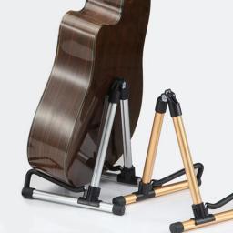 Suporte de guitarra elétrica A-Frame, suporte dobrável universal, suporte musical da cremalheira, acessórios profissionais da guitarra, novo, 2023 - Image 5