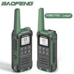 2pcs Baofeng F22 PMR446 FRS Mini Rádio De Comunicação Profissional Walkie Talkies Transceptor De Rádio Em Dois Sentidos Para Restaurantes - Image 1