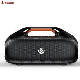 Alto-falante Bluetooth portátil, caixa de som de alta potência Subwoofer impermeável ao ar livre, 360 Omnidirectional Sound Wave Column, cartão TF, 160W - Image 6
