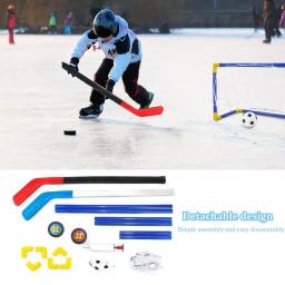 Mini Hockey Hover Soccer Set para crianças, bola de quintal ao ar livre, anti-colisão, alta elasticidade, 2 em 1, presente - Image 3