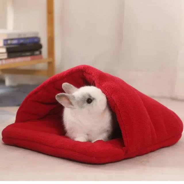 Saco de Dormir Macio e Quente para Pequenos Animais de Estimação como Cobaia, Coelho e Hamster