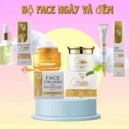 Combo 4 Kem Face Ng'y Pho Thám e Anh Serum Nguyong Phán HuVietnam Colágeno, X3 - Image 2