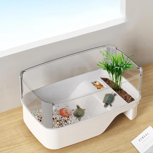 Gaiola para Répteis em Estilo Tartaruga com Visão Ampla para Pequenos Animais