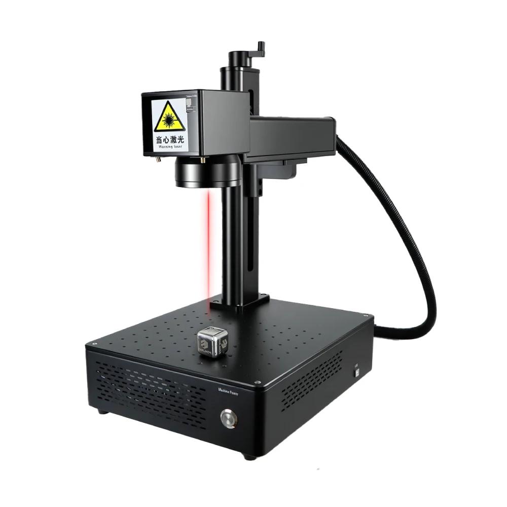 Máquina de Marcação a Laser de Fibra S5 20W 30W 50W, Gravador Portátil para Metal, Joias e Couro, Alta Precisão, Grau Comercial - Image 1