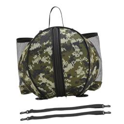 Forma redonda basquete mochila esportes sacos de treinamento futebol bola vôlei fitness armazenamento ginásio pacote saco - Image 3