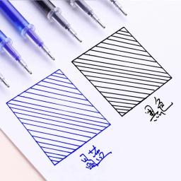 Recarga de caneta apagável para escola e escritório, tinta preta e azul, alça lavável, ferramentas de escrita, papelaria, atacado, 100 PCs/set, 0,5mm - Image 3