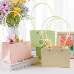 Caixa De Embalagem De Flores Portátil, Decoração Do Casamento, Saco Do Presente, Sacola, Dia Dos Namorados, Festa De Aniversário, DIY, Decoração Do Buquê, 1Pc - Image 4
