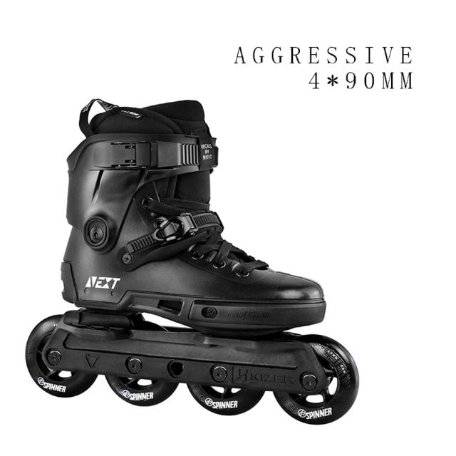 Patins Inline Agressivos Original Powerslide NeXT com Rodas de 90mm para Patinação Livre e Corrida de Rua