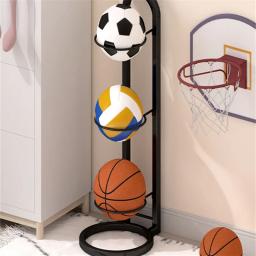 Basquete Armazenamento Rack, Três Camadas, Coloque Bola, Cesta De Futebol, Jogando Cesta, Voleibol Stand Holder, Jardim De Infância - Image 2