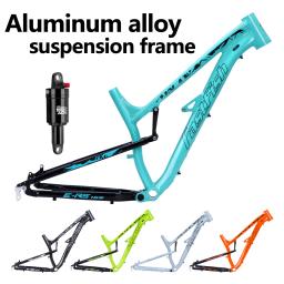 Quadro de bicicleta de montanha em liga de alumínio, suspensão de 27,5 polegadas, freios a disco com estrutura traseira macia - Image 1