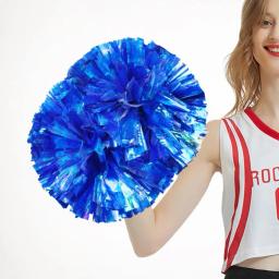 Pom Poms metálicos de duas cabeçadas, bola de torcida com alça, festa esportiva do espírito da equipe, crianças e adultos - Image 2