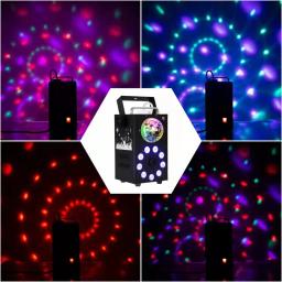 Mini 700w controle remoto sem fio máquina de fumaça colorida bola mágica rgb palco festa casamento discoteca casa gerador fumaça - Image 6