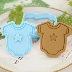 Chá de bebê cookie embosser molde dos desenhos animados cookie molde casa cozimento diy fondant molde 3d biscoito imprensa corte morrer decoração do bolo - Image 5