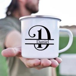 Caneca personalizada inicial com copo de nome canecas de café de chá feitas sob encomenda festa de solteira equipe do padrinho copos presentes de casamento para o melhor homem - Image 3