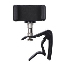 Suporte ajustável do telefone para guitarra, Capo Stand, instrumentos musicais Acessórios - Image 3