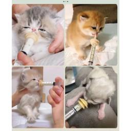Mamilo de mamadeira com mamilo de silicone, recém-nascido, cachorro, gato, hamster, coelhos, gatinhos, filhotes, chupeta - Image 5