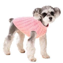 Suéter de estimação macio e quente sem mangas, suéteres de cachorro, casaco Yorkie, jaqueta de pelúcia para cães pequenos e médios, roupas de gato, 7 cores, inverno - Image 1