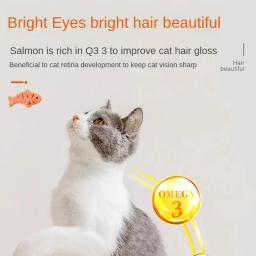 Petiscos de frango gato peito liofilizado deleites, ganhar peso nutrição, cabelo, tiras bochecha, comida de gato, treinamento recompensa Kitty lanches - Image 3