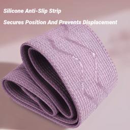 Faixas elásticas de treino antiderrapante agachamento portátil glúteo coxa yoga equipamentos de ginástica resistência para pernas e bunda quadril espólio fitness - Image 5