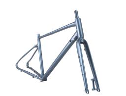 Quadro de liga de alumínio para bicicleta de estrada 700C, freio a disco, cascalho off-road, quadros de bicicleta de estrada com garfos dianteiros - Image 3