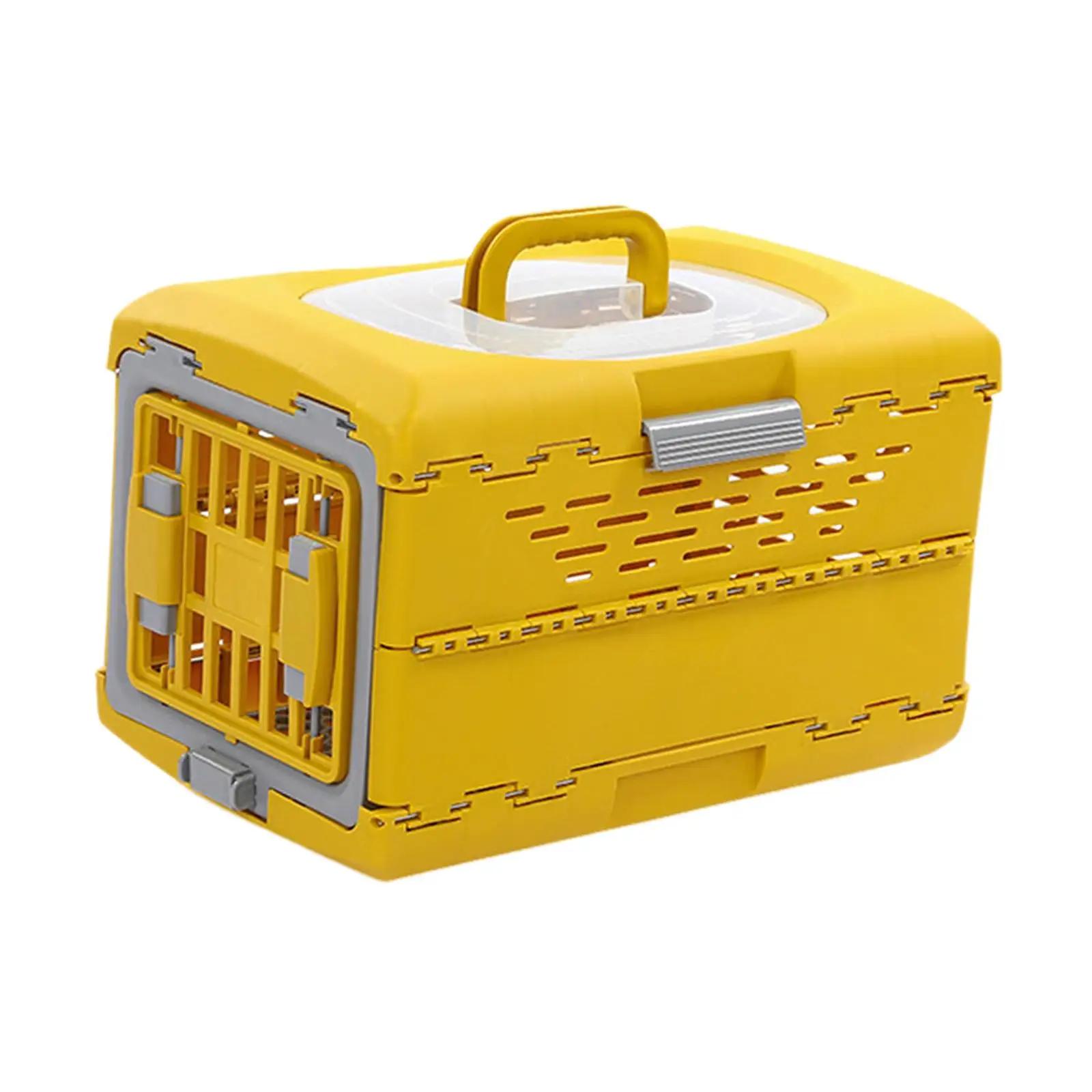 Transportador dobrável para gatos e cães pequenos, caixa dobrável, caixa de transporte, gaiola de viagem, respirável, coelho, gatinho, filhote - Image 1