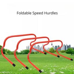 Dobrável Velocidade Obstáculos para Treinamento, Agilidade Portátil Obstáculos, Mini Barras de Salto, Altura Ajustável, Acessórios Esportivos ao Ar Livre - Image 2