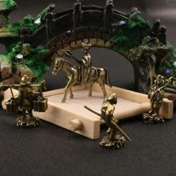 Miniaturas de Caráter Mitológico de Sun Wukong, Viagem ao Oeste, Mini Estátuas de Cobre, Cultura Tradicional Chinesa - Image 1