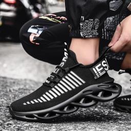 Tênis casual de malha respirável para homem, tênis masculino para aumento de altura, sapatos da moda, tamanhos 39-46, masculino adulto - Image 6