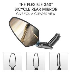 West Biking-Espelho Retrovisor de Bicicleta, Grande Angular, Back Sight Reflector, HD MTB, Road Bike Guiador, Acessórios de Bicicleta, 360 Girar - Image 5