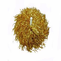 Metallic Color Cheerleader Pompon, Cheerleading Pom Poms, Jogo de esportes, Dança Vocal, Fábrica de Fontes do partido, 50g, 1Pc - Image 4