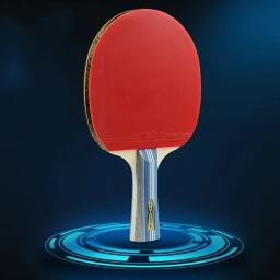 Raquete de tênis de mesa com estojo rígido, Raquete de ténis de mesa profissional, Ping Pong Paddle profissional, 3, 5 Stars, 1PC - Image 4