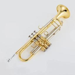Fabricado no Japão qualidade 8345 Bb Trompete B Latão plano banhado a prata Trompete profissional Instrumentos musicais com estojo de couro - Image 6