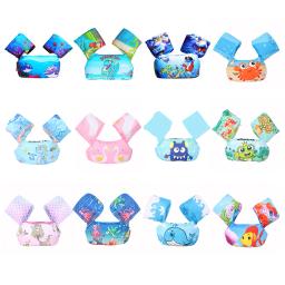 Flutuador inflável para crianças, anéis de braço de natação manga flutuante, segurança infantil, treinamento de natação, moda, 1 par - Image 2